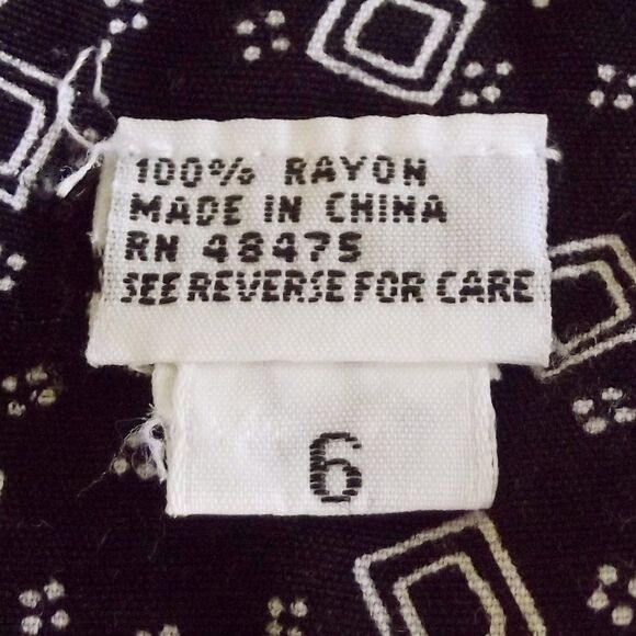 Vintage Romper, 6, Layered Look, Black/White, Buttons, Back zip, Short sleeves - Picture 13 of 13